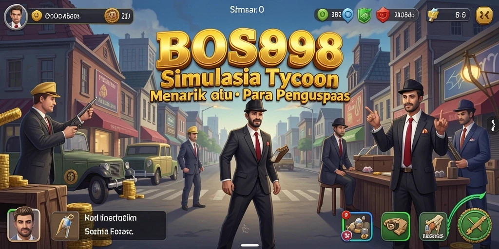 Tampilan gameplay <strong>BOS898</strong> yang menarik saat mengelola bisnis Tycoon.