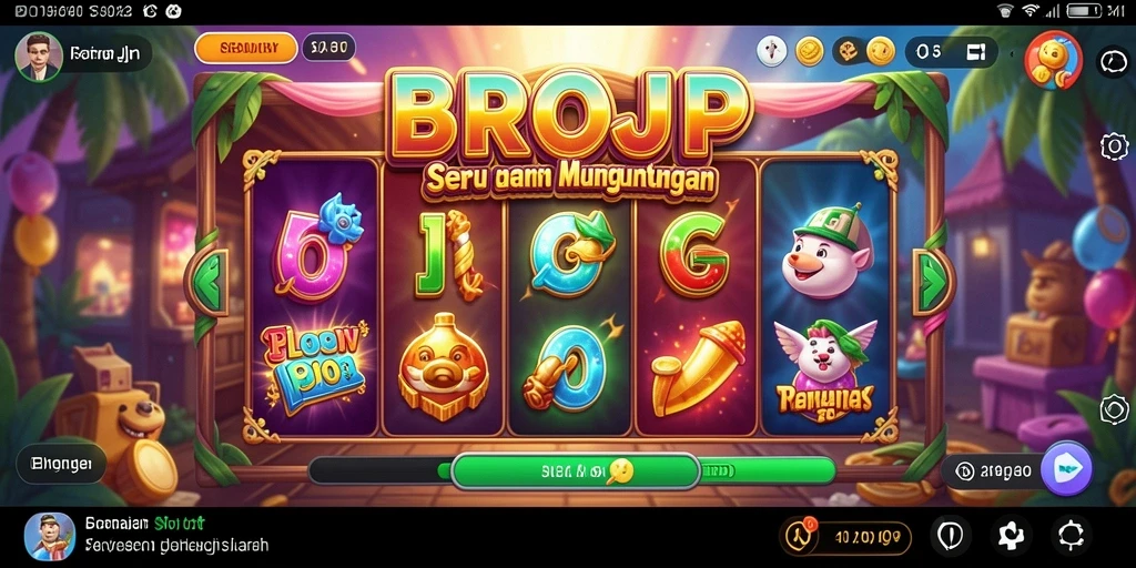 Tampilan gameplay Slot yang menarik dan penuh warna.