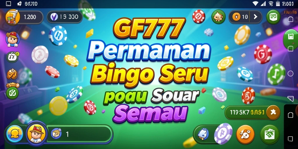 Tampilan menarik dari gameplay Bingo di GF777.