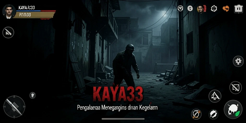Screenshot KAYA33 memperlihatkan gameplay menegangkan dan suasana Horror.