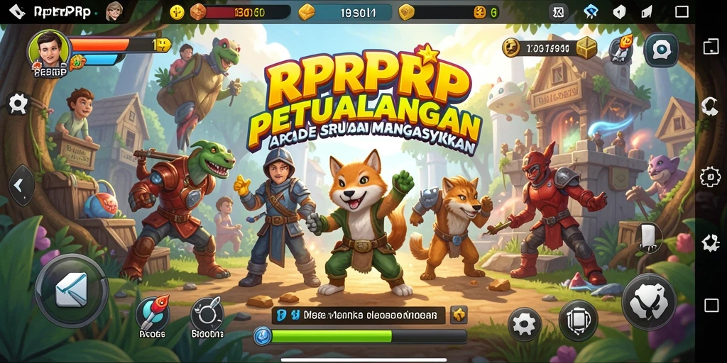 Screenshot utama RPRPRP menunjukkan gameplay menantang dan seru.
