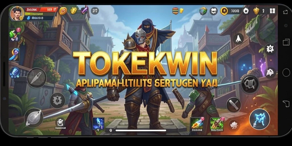 Tampilan utama TOKEKWIN dengan fitur-fitur Utility yang memudahkan pengguna.